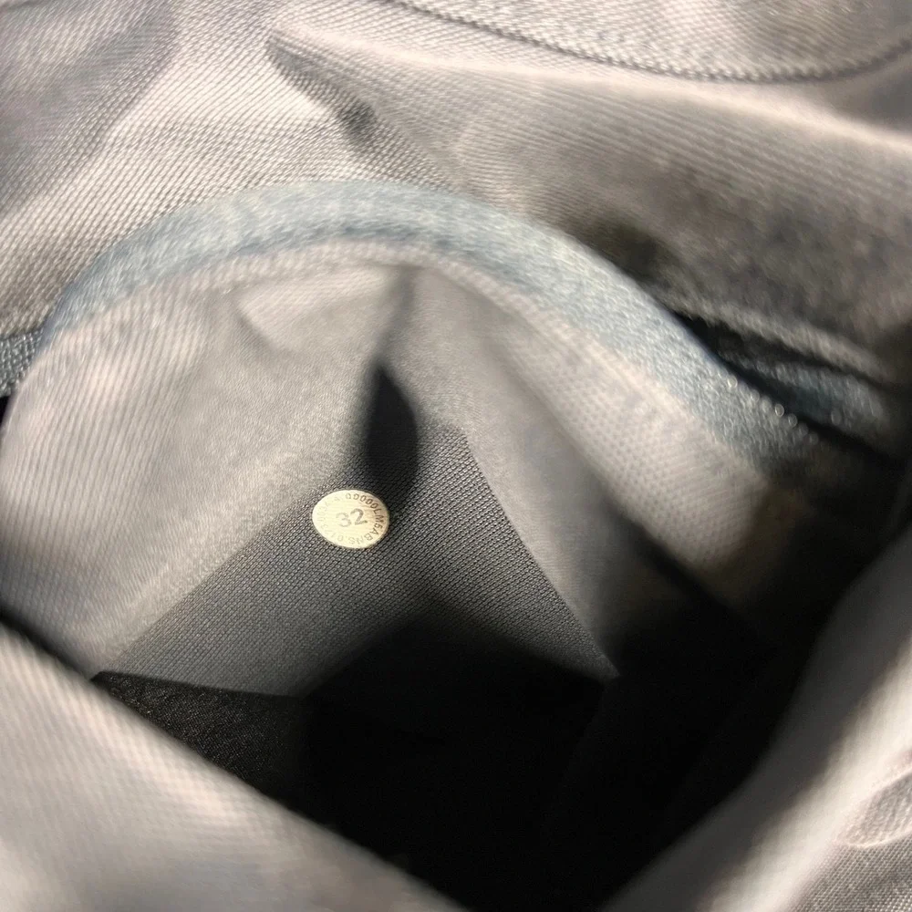 Lululemon ABC Pant Slim‎ 32 Grey Canvas 5 Pocket Trousers M5ABNS